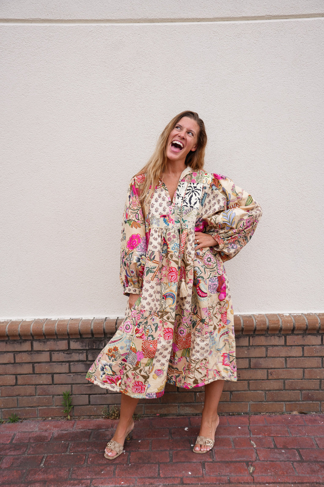 Nilah Patchwork Dress