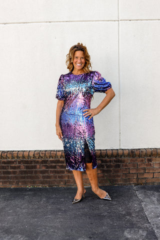 Navette Sequin Dress