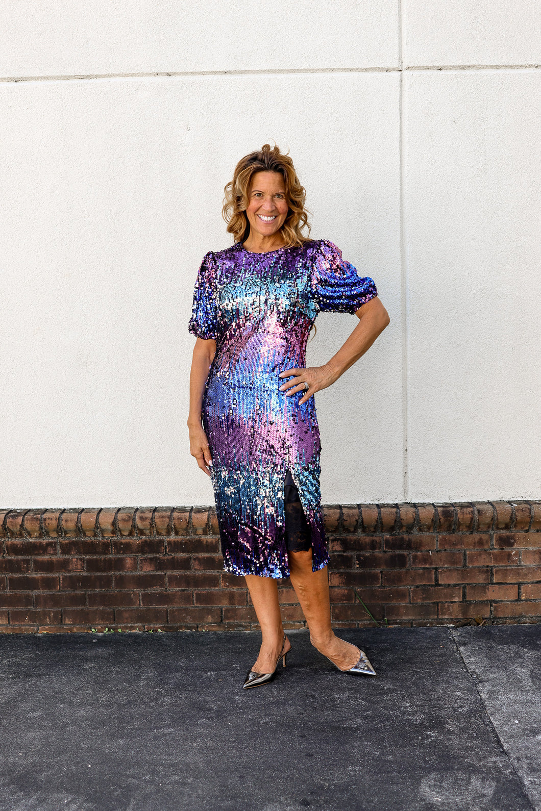 Navette Sequin Dress
