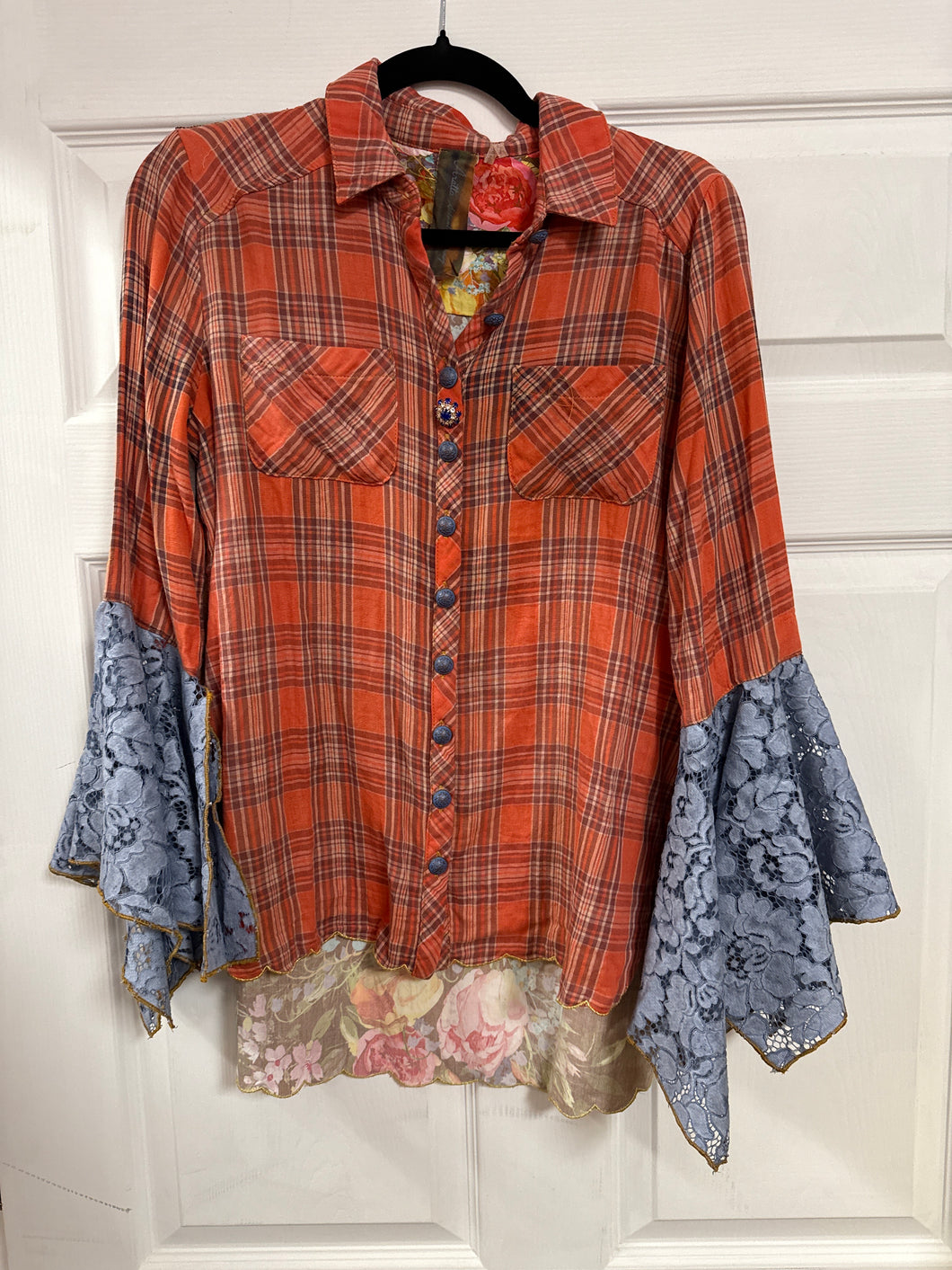 Eros Washed Plaid Shirt