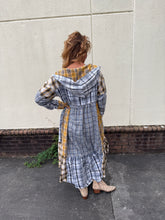 Load image into Gallery viewer, Plaid Hoodie Duster Dress
