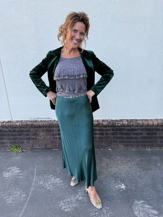Silk Slip Skirt
