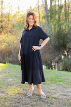 Load image into Gallery viewer, Black Lace Layer Dress
