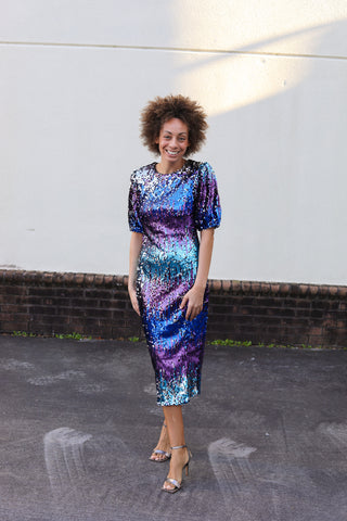 Navette Sequin Dress