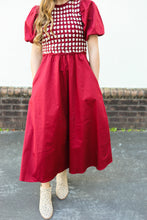 Load image into Gallery viewer, Scarlett Crochet Vest Dress
