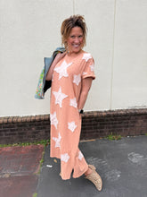 Load image into Gallery viewer, Star Patch T-Shirt Dress
