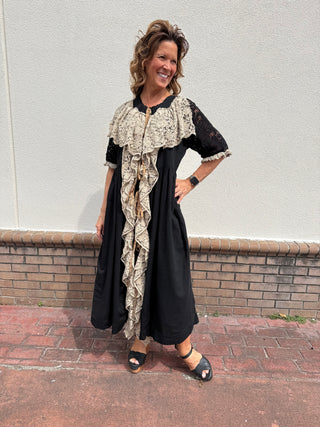 Echo in Lace Duster Dress