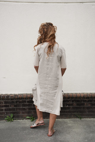 Finna Linen Pocket Dress
