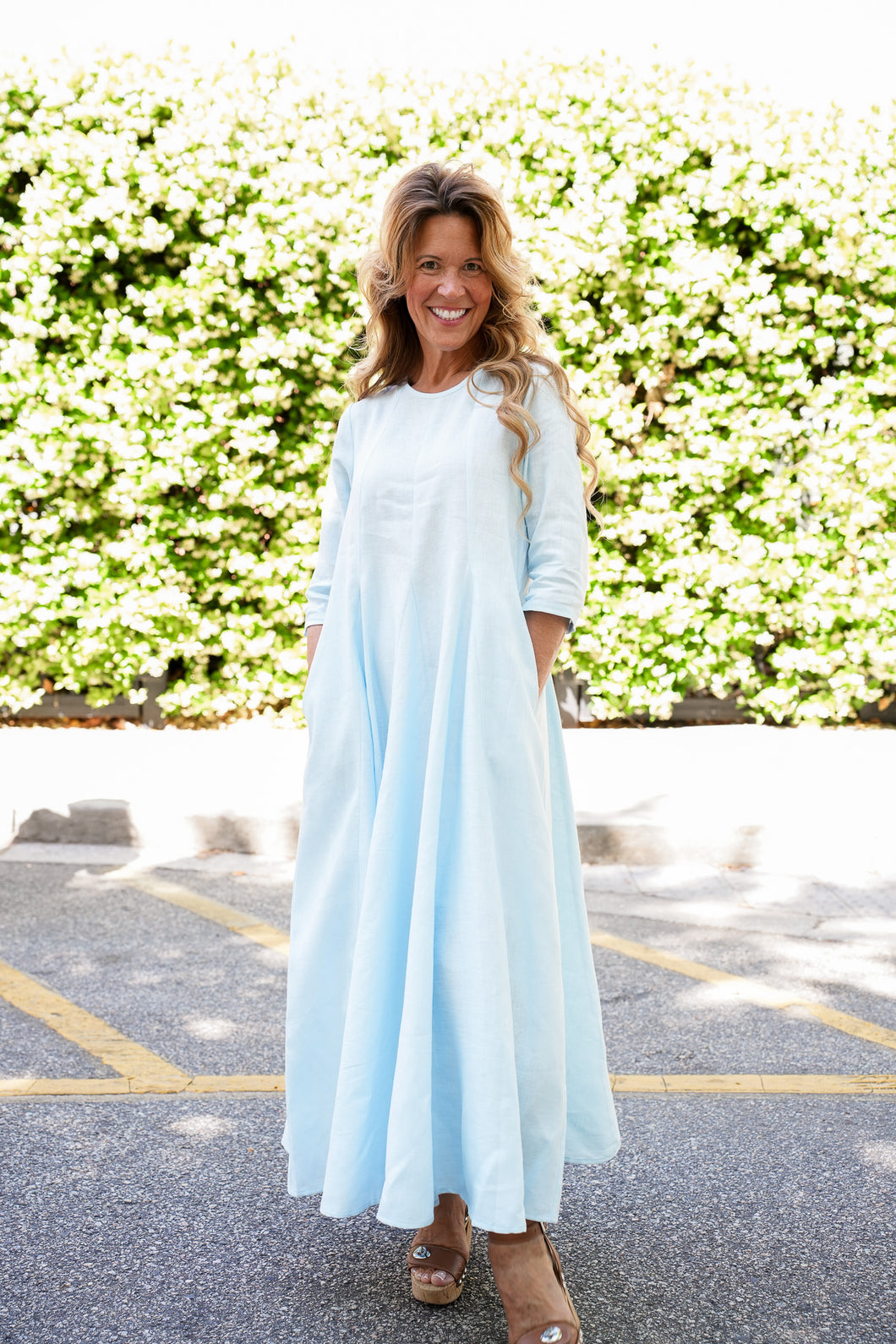 Sharon Linen Maxi Dress