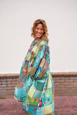 Nilah Patchwork Dress