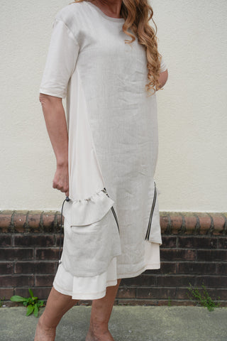Finna Linen Pocket Dress