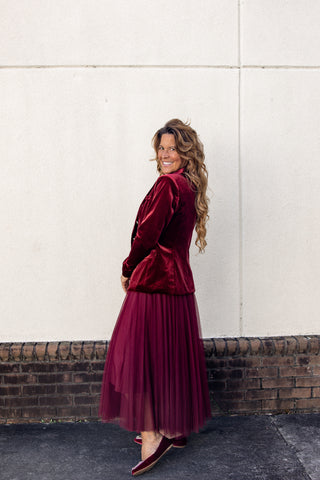 Velvet Blazer