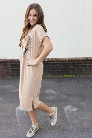Twin Tiger Tee Dress