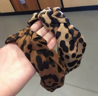 Leopard Knot Headband