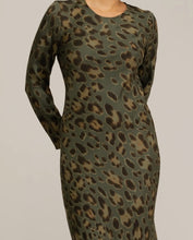 Load image into Gallery viewer, Sable Silk Leopard Dress
