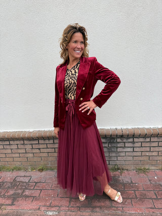 Velvet Blazer