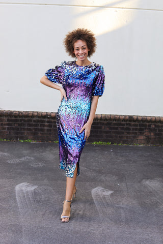 Navette Sequin Dress