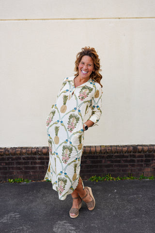 Pineapple Sheath Dress