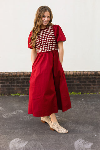 Scarlett Crochet Vest Dress