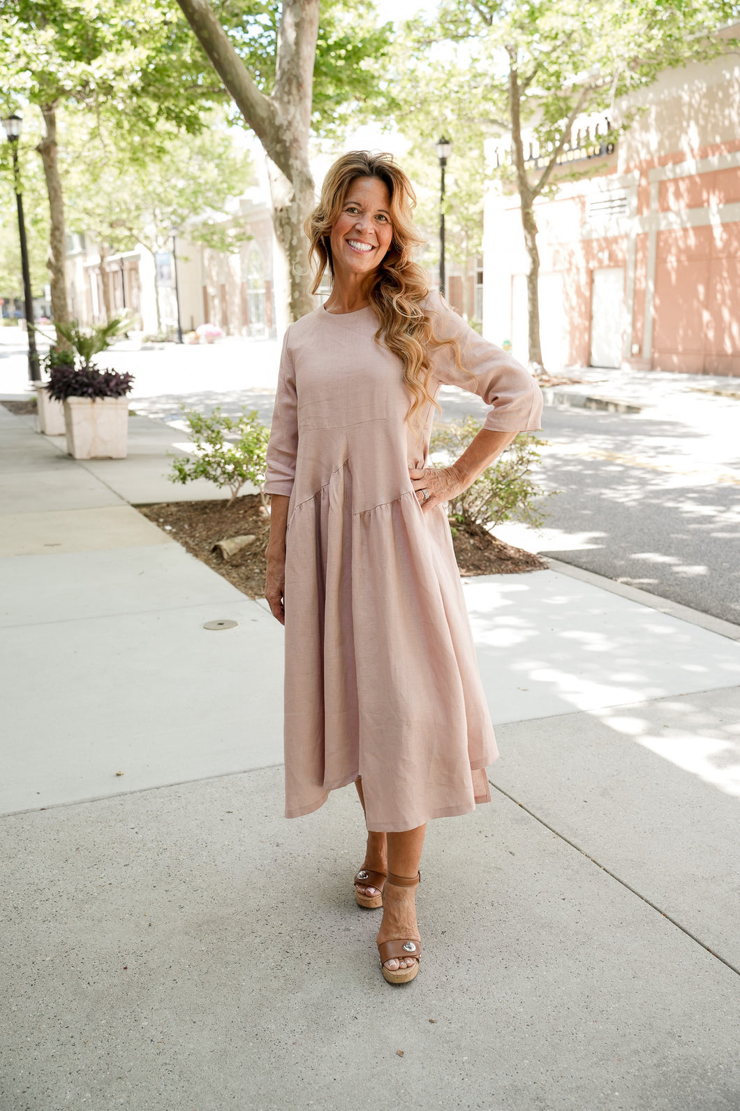 Scarlett Linen Dress