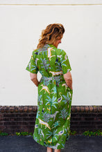 Load image into Gallery viewer, Safari Green Boho Dress
