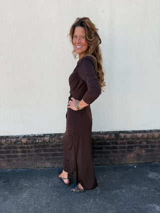 Colette Brown Dress