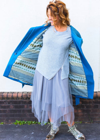 Judith Anthro Blue Coat Jacket