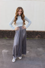 Load image into Gallery viewer, Grey Twofer Maxi Dress

