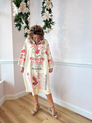 Market Sack Duster Dress
