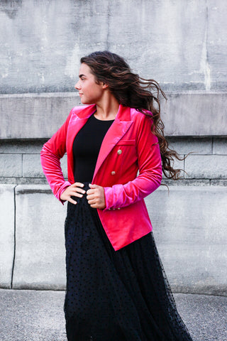 Velvet Blazer