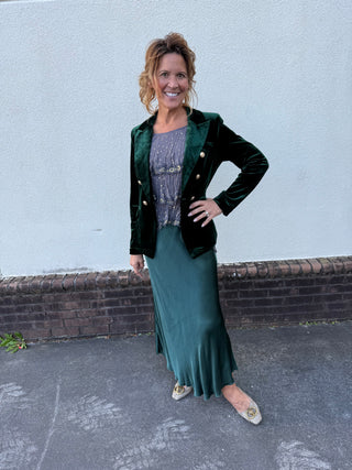 Velvet Blazer