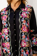 Load image into Gallery viewer, Meadow Black Duster Dress
