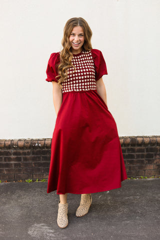 Scarlett Crochet Vest Dress