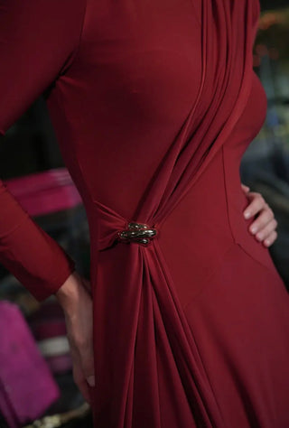 Manila Rusty Red Dress