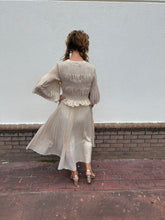 Load image into Gallery viewer, Shimmer Gold Pleated Dress
