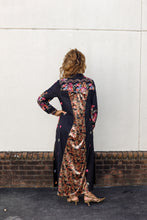 Load image into Gallery viewer, Meadow Black Duster Dress
