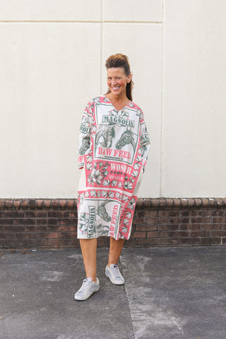 V Neck Sack Dress
