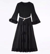 Load image into Gallery viewer, Petals Silky Pleated Dress
