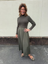 Load image into Gallery viewer, Autumn Mixed Media Dress
