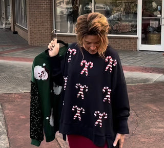 Christmas Sequin Sweatshirts