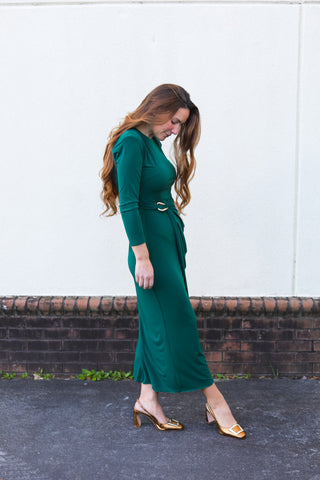 Yedra Green Dress