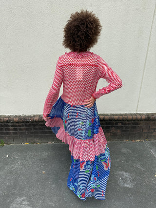 Enja Red Polka Dot Dress