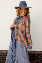 Load image into Gallery viewer, Plaid Statement Blazer
