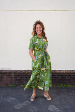 Load image into Gallery viewer, Safari Green Boho Dress

