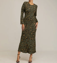 Load image into Gallery viewer, Sable Silk Leopard Dress
