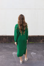Load image into Gallery viewer, Green Sweater Dress
