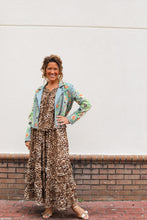 Load image into Gallery viewer, Leopard Skirt Top Set
