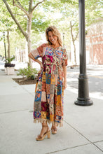 Load image into Gallery viewer, Merry Masquerade Patchwork Dress
