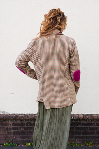 Diana Plaid Blazer Jacket