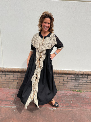 Echo in Lace Duster Dress